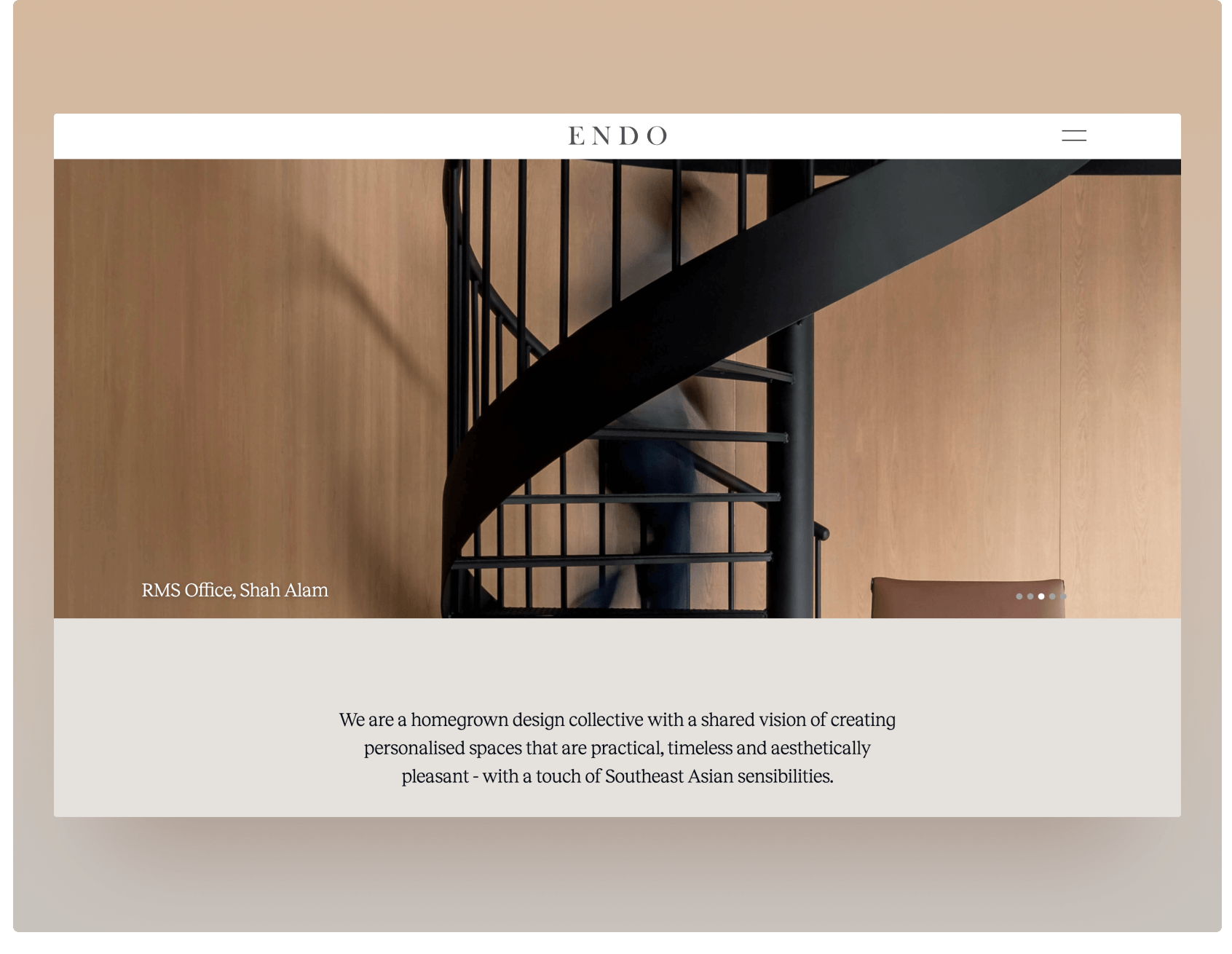 Screenshot of Endo KL website